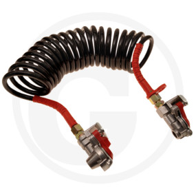 Luftwendel Pa Knickschutz Rot Granit