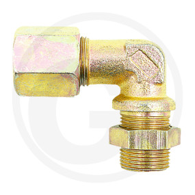 Einschraubstutzen M 22 X 1,5 Ag, Rohr 15 Granit