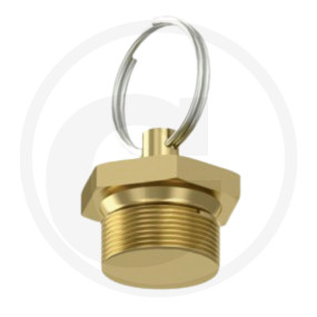 Entwaesserungsventil mit Ring Granit