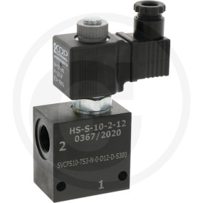 2/2- Wegeventil Zwv-E-Nc-1-08-S-12V Granit