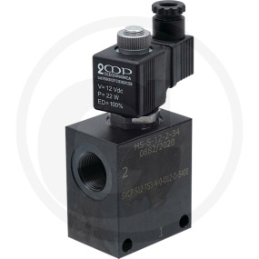 2/2- Wegeventil Zwv-E-Nc-1-12-S-12V Granit