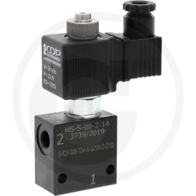 2/2- Wegeventil Zwv-E-No-2-04-S-24V Granit