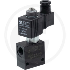 2/2- Wegeventil Zwv-E-No-2-06-S-24V Granit