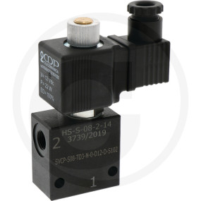 2/2- Wegeventil Zwv-E-Nc-2-04-S-12V Granit