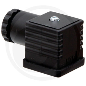 Stecker, Schwarz Granit