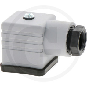 Stecker, Grau Granit