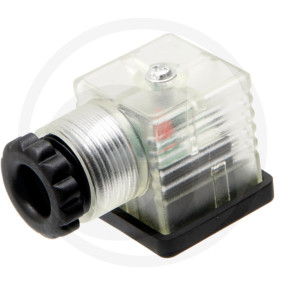 Stecker mit Led 12V Dc Granit