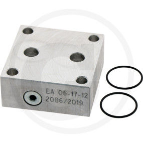 Flanschplatte mit Patronenbohr Granit