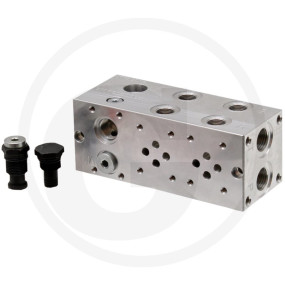 Grundplatte 2-Fach Ng06 Granit