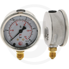 Manometer Ua. 10 Bar  63Mm - 1 Granit
