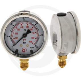 Manometer Ua. 60 Bar  63Mm - 1 Granit