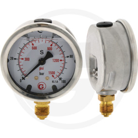 Manometer Ua. 100 Bar  63Mm - Granit
