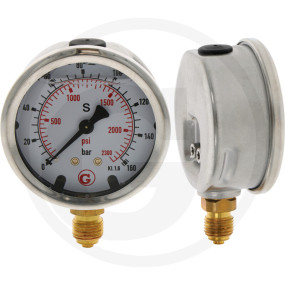 Manometer Ua. 160 Bar  63Mm - Granit