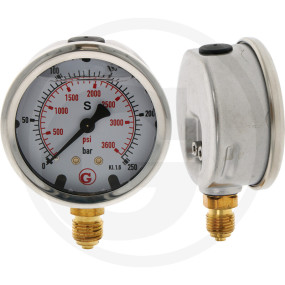 Manometer Ua. 250 Bar  63Mm - Granit