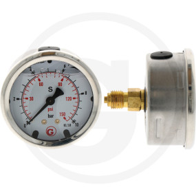 Manometer Ha. 10 Bar  63Mm - 1 Granit