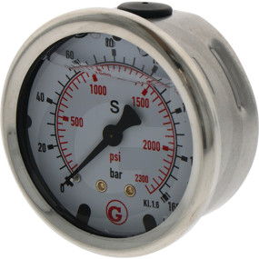 Manometer Ha. 160 Bar  63Mm - Granit