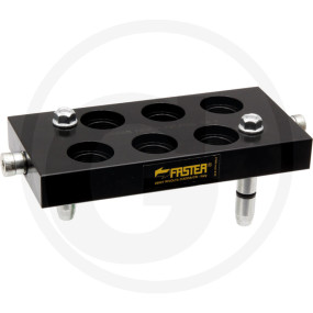 P606 Steckerkörper 6 Linien - Dn10 Granit