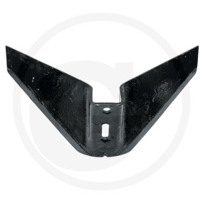 Flügelschar 480X8 Granit 180101480-45-75-2