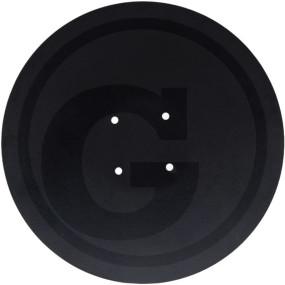 Tellerscheibe Glatt 460X4 Granit 18031-0588