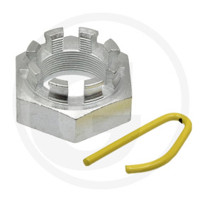 Achsmutter Adr M39X1,5 Sw60Mm mit Splint Granit 220908DF3960