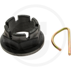 Achsmutter M70X2 M. Splint, Adr 9Rdf7090 Granit 2209RDF7090