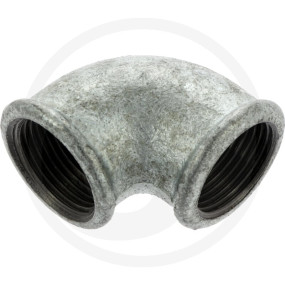 Winkel 90 Temperguß, Vz 1''Ig / 1''Ig Granit 2601009006