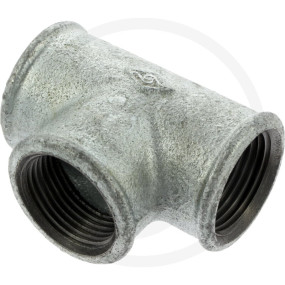 T-Stück, Temperguß, Vz 3X 1''Ig Granit 2601013006