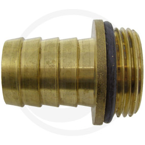 Schlauchtülle M. Bund Und O-Ring,Ag 1/2' Granit 26070384