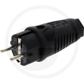 Vollgummi-Stecker 230Volt Granit 30060412