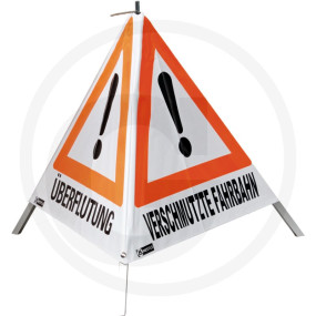 Faltsignal Verschmutze Fahrbahn,Ölspur,Ü Granit