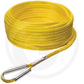 Windenseil 8Mm M. Edelst.rohrkausch,50M Granit 32270982