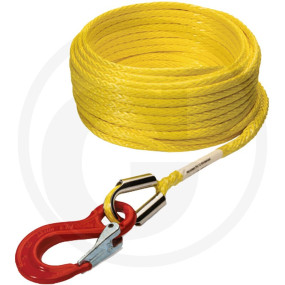 Windenseil 6Mm - 15M, M. Karabiner Granit 32270987