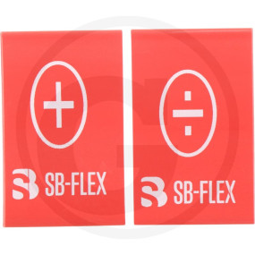 Schlauchkennzeichnung Rot +/- Granit 11029053