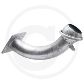 Bogen 90 Grad , mit V-Teil/Flansch 100 / Granit 4050220768