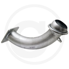 Bogen 90 Grad , mit V-Teil/Flansch 120 / Granit 4050220769
