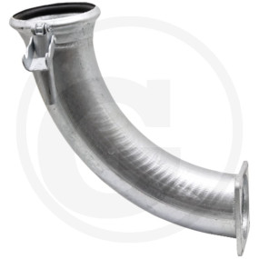 Bogen 90 Grad , M-Teil/Flansch 150Mm/6' Granit 40504050986