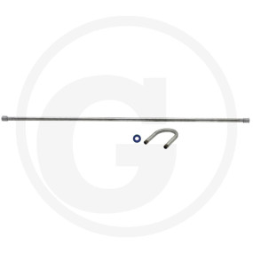 Düsenrohr 1,7M mit Bogen 180 Grad Vz Granit 40504052745