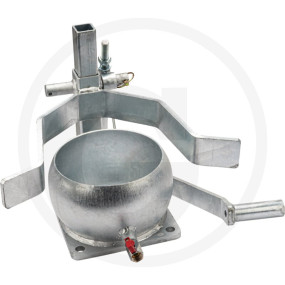 Schnellkuppler Bauer 8'' Verzinkt Granit