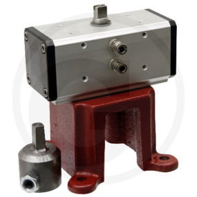 Rotations-Umschaltzylinder, Pneumatisch Granit 4056080200116
