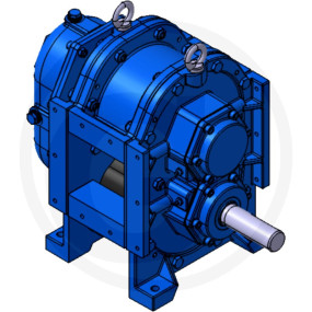 Drehkolbenpumpe A116-120 E, A.-Welle Unt Granit 405A11612020