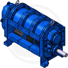 Drehkolbenpumpe A116-360 E, A.-Welle Unt Granit 405A11636020