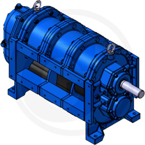 Drehkolbenpumpe A116-360 E, A.-Welle Obe Granit 405A11636030