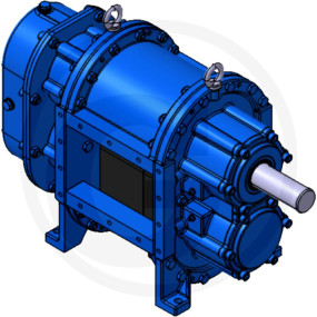 Drehkolbenpumpe A136-210 E, A.- Welle Ob Granit 405A13621030