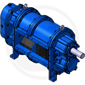 Drehkolbenpumpe A136-350 E, A.-Welle Obe Granit 405A13635030