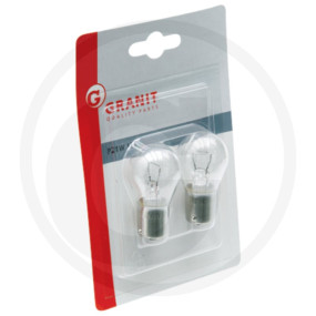 Vpe2 Blister Gluehlampe 12V 21W Granit 47712V21WKBL