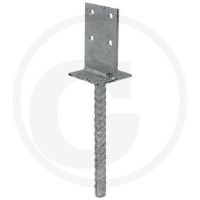 Pfostenträger M/Platte, Steindolle 200 M Granit 48551200000