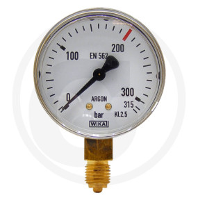 Manometer, Inhalt-Argon 0-200/315Bar Granit 5001900400315