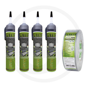 4X Silikon Matic 200Ml + 1X Panzerband S Granit