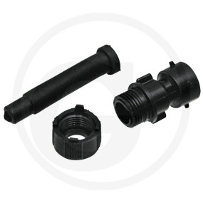 Steckerset 2-Polig Bajonett Schwarz Granit 504130236004
