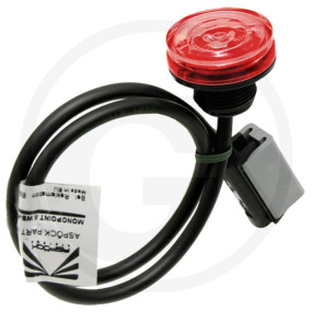 Monopoint Ii, Led-Positionsleuchte, Rot Granit 504316804067